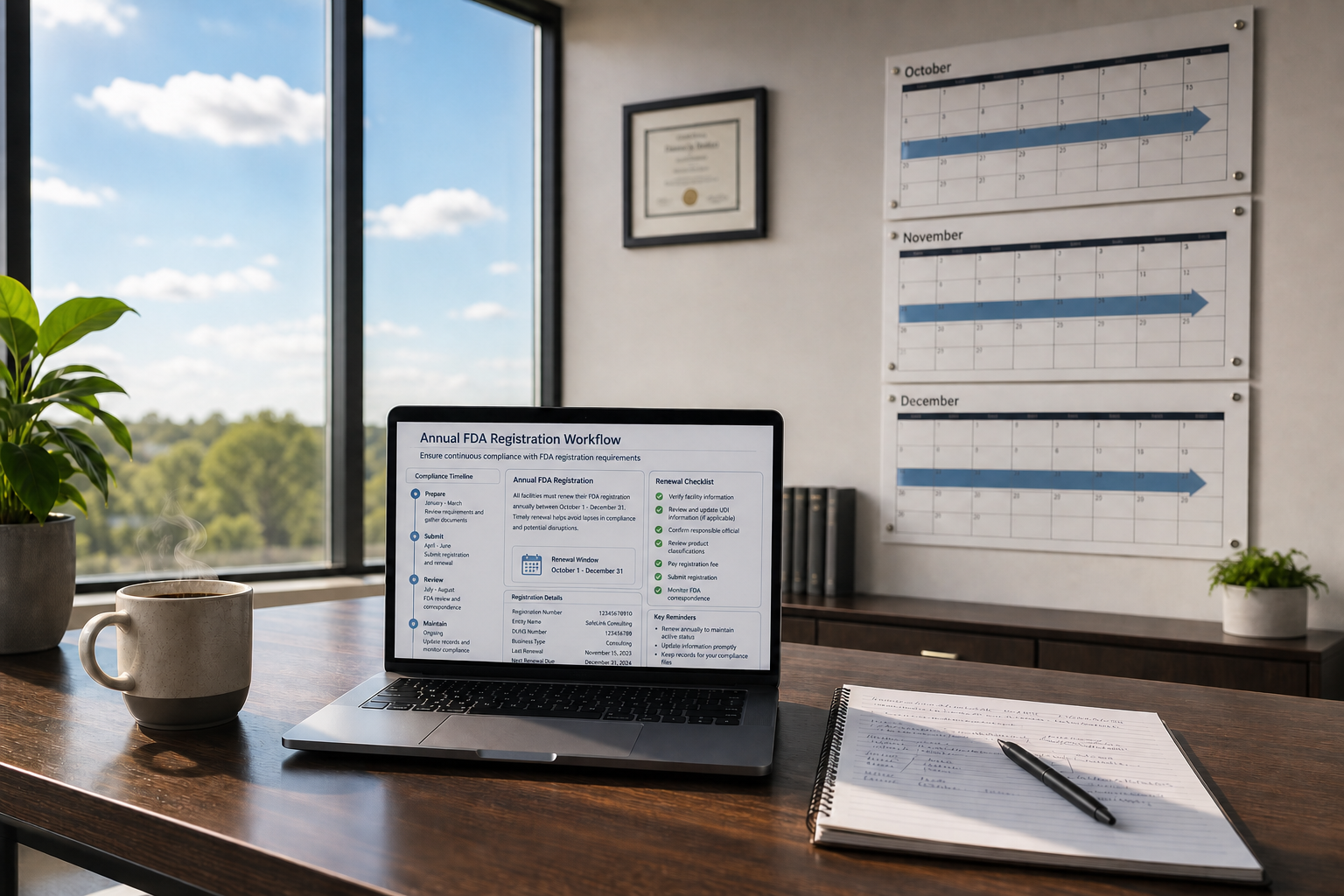 FDA registration annual renewal